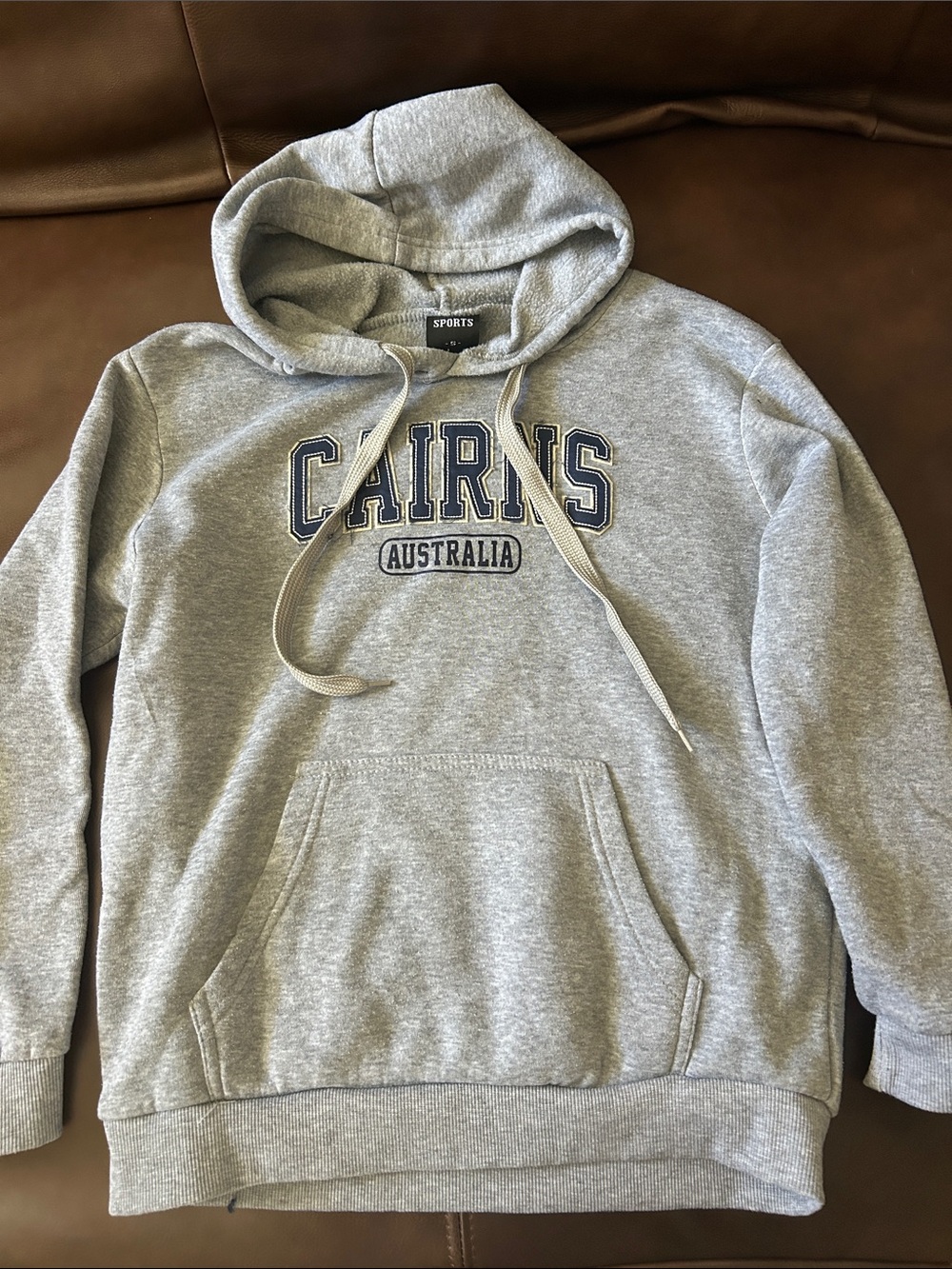 Cairns Australia Grey Hooded Sweatshirt - Brand